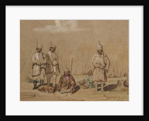 Soldiers Relaxing, 1844 by Georges de Bellio