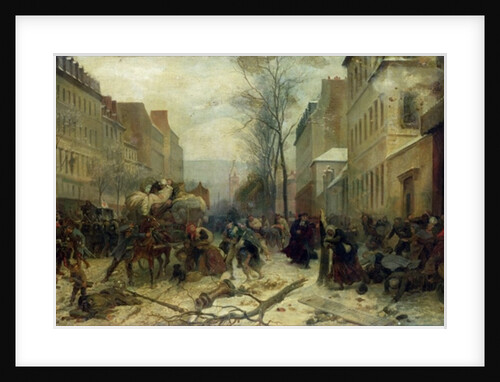 Bombardment of Paris in 1871 by Felix Philippoteaux