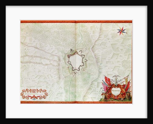 Map of Marsal by French School