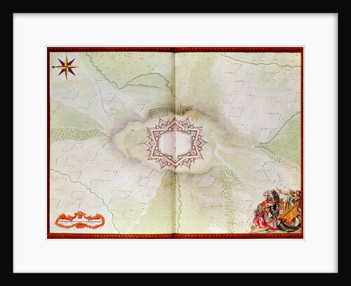 Map of Phalsbourg by French School