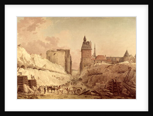 Demolition of the Houses on the Pont au Change in 1788 by Hubert Robert
