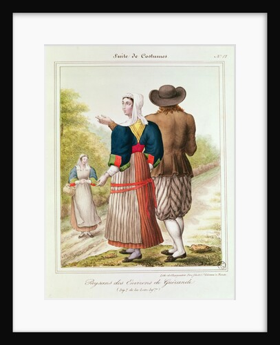 Peasants from Guerande by French School