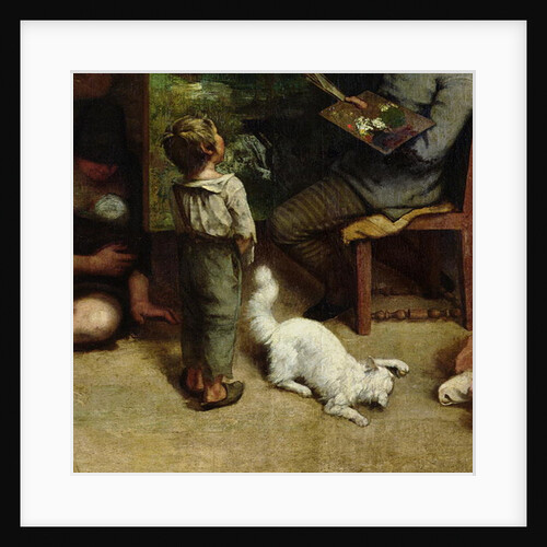 The Studio of the Painter, a Real Allegory, 1855 by Gustave Courbet