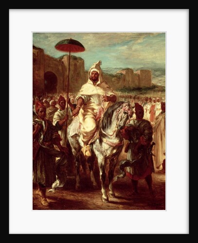 Abd Ar-Rahman, Sultan of Morocco, 1845 by Ferdinand Victor Eugene Delacroix