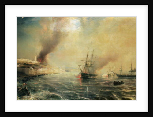 Bombardment of Sale, 26th November 1851, 1855 by Jean Antoine Theodore Gudin