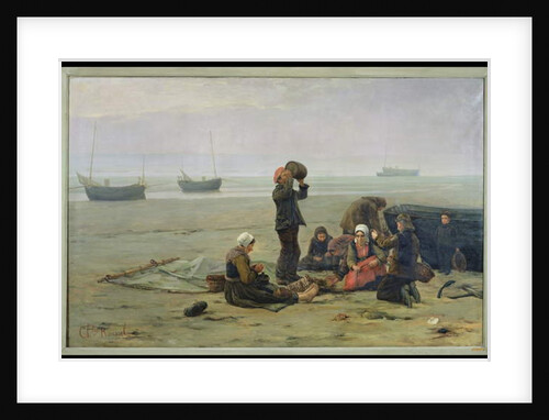 Waiting for the Fish, Berck-sur-Mer by Charles Emmanuel Joseph Roussel