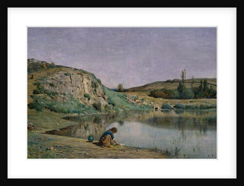 Shore of Lake Bourget by Adolphe Appian