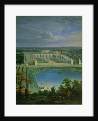 The Orangery and the Chateau at Versailles, 1696 by Jean-Baptiste Martin