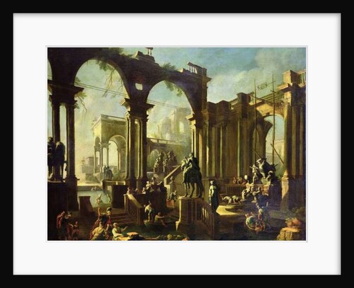 Ruins of the Baths of Caracalla by Giovanni Ghisolfi