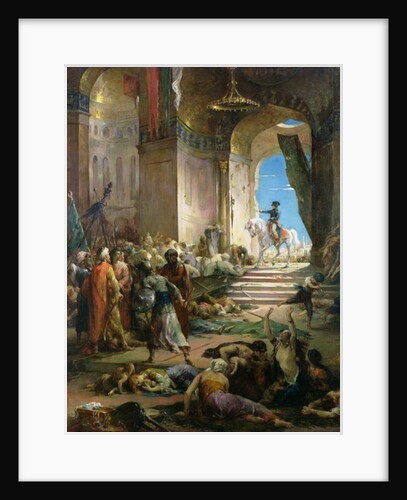 Napoleon Bonaparte in the Grand Mosque at Cairo, c.1890 by Henri Leopold Levy