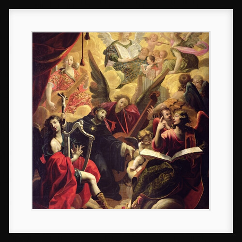 St. Nicholas of Tolentino with a Concert of Angels, 1650 by Ambroise Fredeau
