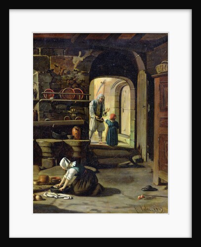 The Beggar, 1847 by Francois Talec