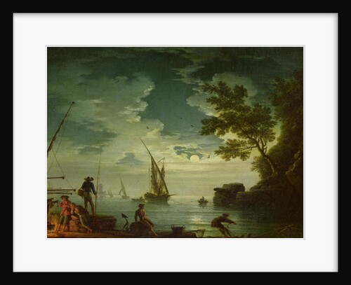 Seascape, Moonlight, 1772 by Claude Joseph Vernet