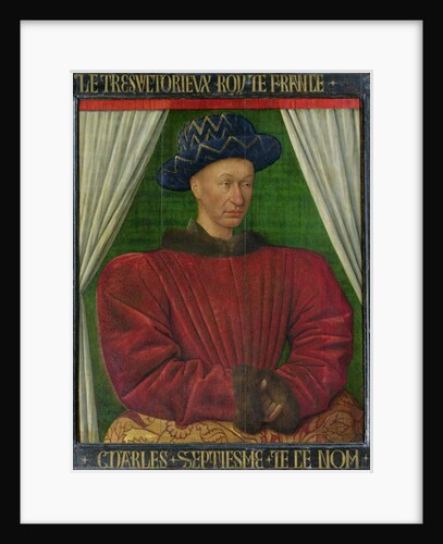 Portrait of Charles VII, c.1445-50 by Jean Fouquet