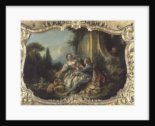 The Gallant Shepherd by Francois Boucher
