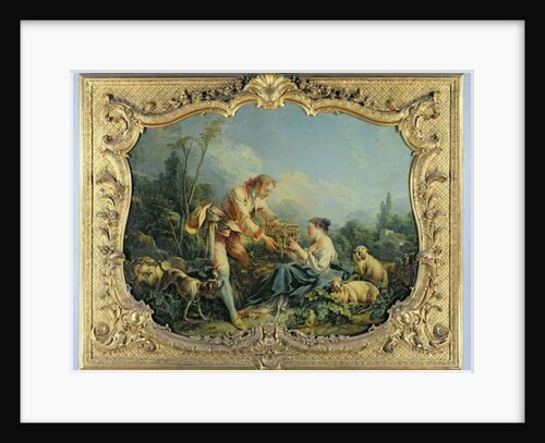 The Obliging Shepherd by Francois Boucher