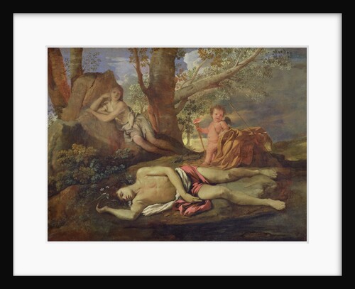 Echo and Narcissus by Nicolas Poussin