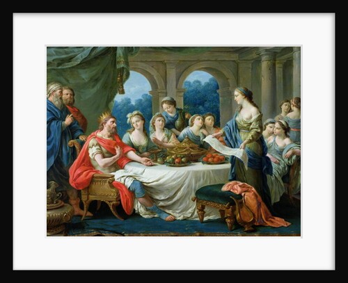 Esther and Ahasuerus, c.1775-80 by Francois Langrenee