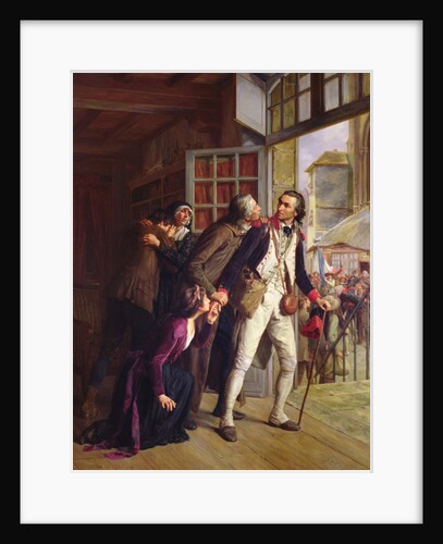 Departure from the Tour d'Auvergne by Theodore Melingue