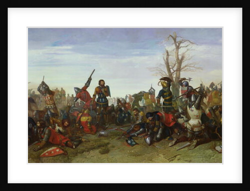 The Battle of Trente in 1350, 1857 by Octave Penguilly l'Haridon