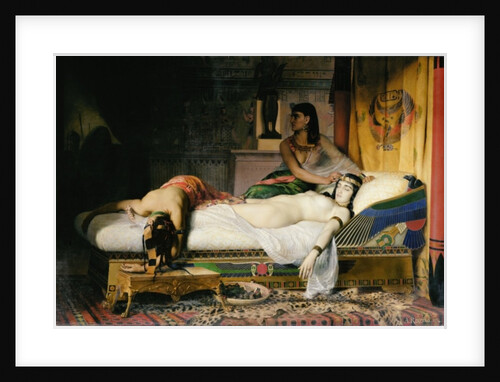 Death of Cleopatra, 1874 by Jean-Andre Rixens