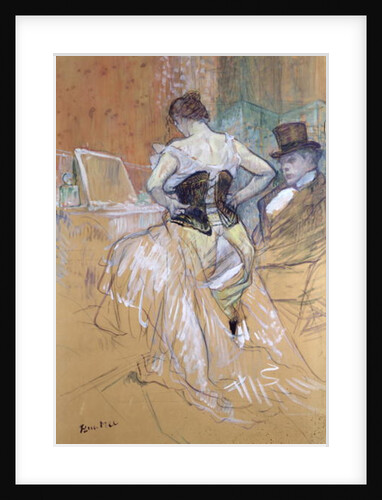 Woman at her Toilet by Henri de Toulouse-Lautrec