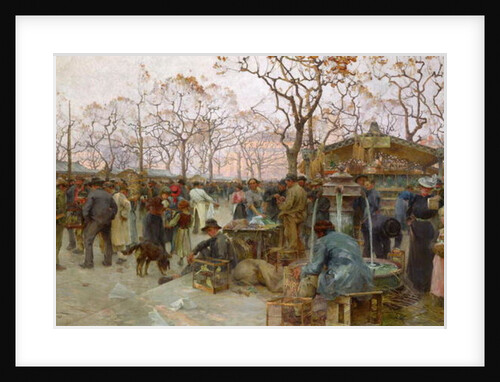 The Parisian Bird Market by Henri-Gaston Darien