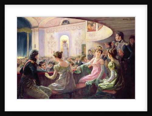 The Interval at the Theatre by Charles Henry Tenre