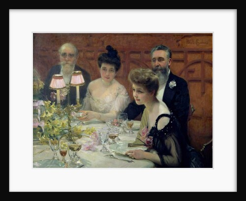 The Corner of the Table, 1904 by Paul Chabas
