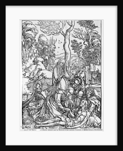Christ mourned by the Virgin and the female Saints by Albrecht Dürer or Duerer