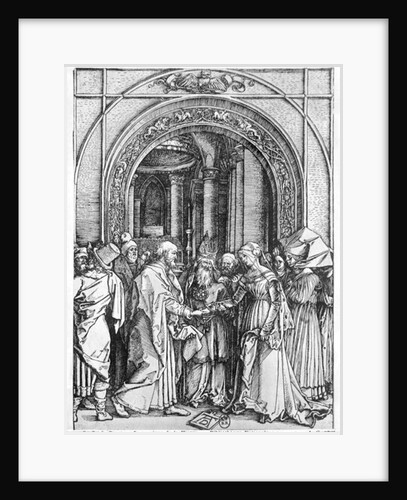 The marriage of the Virgin by Albrecht Dürer or Duerer