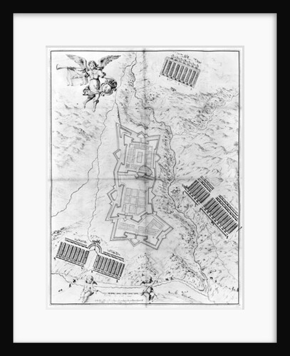 Plan and map of the town and citadel of Mont-Louis by French School