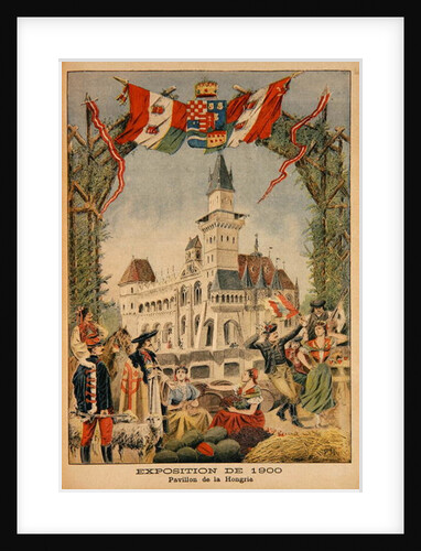 The Hungarian Pavilion at the Universal Exhibition of 1900, Paris by Fortune Louis Meaulle