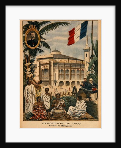 The Malagasy Pavilion at the Universal Exhibition of 1900, Paris by French School