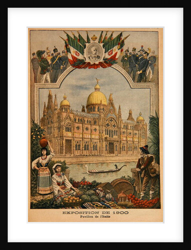 The Italian Pavilion at the Universal Exhibition of 1900, Paris by French School