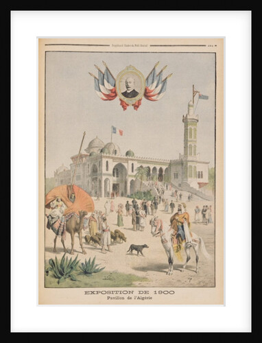 The Algerian Pavilion at the Universal Exhibition of 1900, Paris by French School