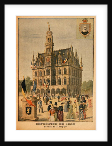 The Belgian Pavilion at the Universal Exhibition of 1900, Paris by French School
