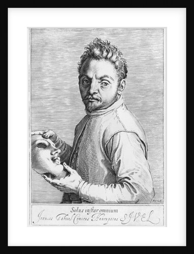 The Actor Jean Gabriel Swel by Agostino Carracci