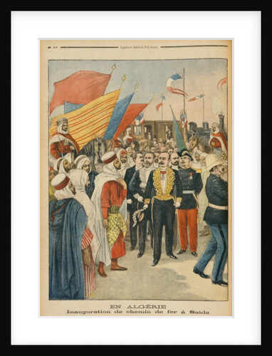 Opening of the Saida railway in Algeria by Joseph Belon