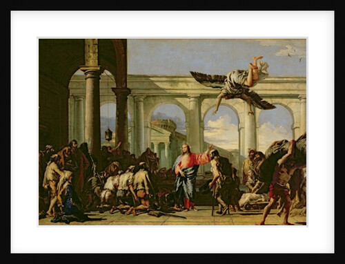 Jesus Healing the Paralytic at the Pool of Bethesda, c.1759 by Giandomenico Tiepolo