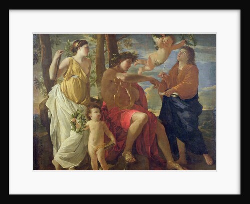 The Poet's Inspiration by Nicolas Poussin