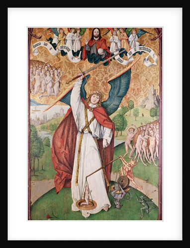 St. Michael Weighing the Souls at the Last Judgement, c.1500 by Hans the Elder Leu