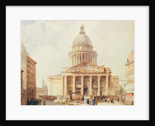 The Pantheon in 1835 by Francois Etienne Villeret