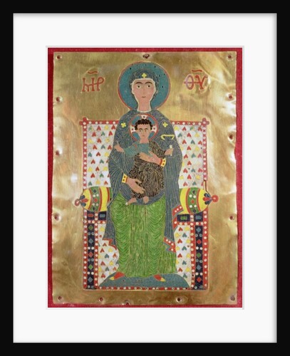 Virgin and Child Enthroned by Byzantine
