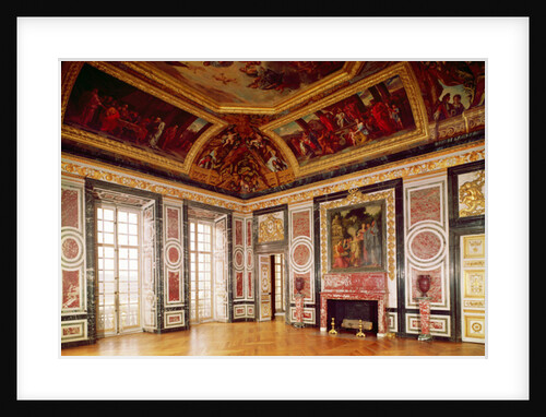 View of the Queen's Guards Room by French School