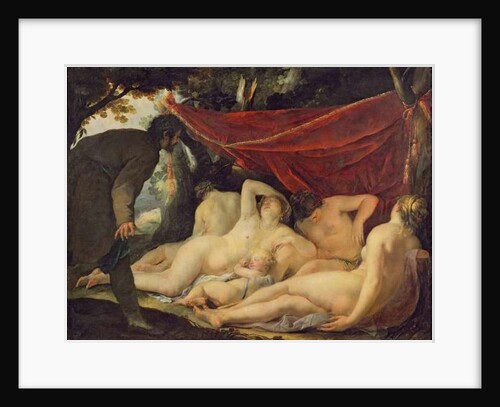 Venus and the Graces Surprised by a Mortal by Jacques Blanchard
