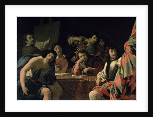 Artist's Reunion by Eustache Le Sueur