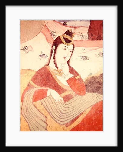 Woman from the Court of Shah Abbas I, 1585-1627 by School Persian