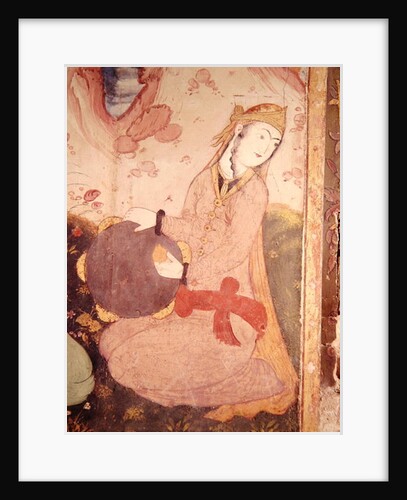 Musician from the Court of Shah Abbas, 1585-1627 by School Persian