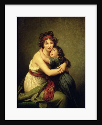 Self portrait with her daughter Julie, 1789 by Elisabeth Louise Vigee-Lebrun